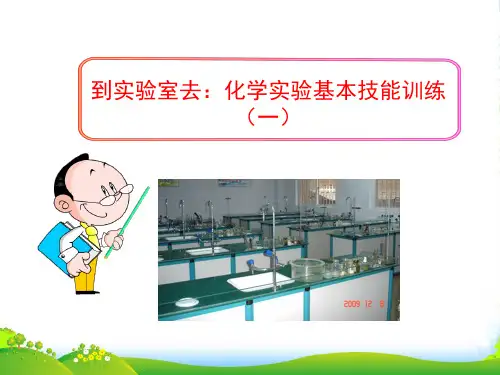 鲁教版九年级上册化学 1.3 到实验室去：化学实验基本技能训练(一) 课件 (共33张PPT)