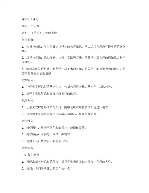 艺术教案小学老师文案模板