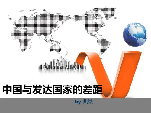 中国与发达国家的差距之能耗问题。桨桀