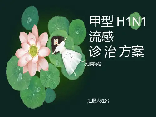 甲流H1N1流感诊治方案