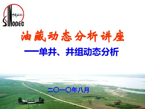油藏动态分析