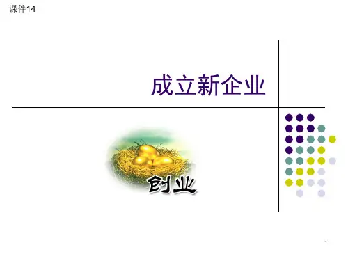 成立新企业ppt课件