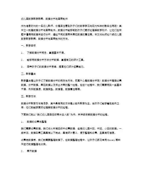 幼儿园数学教学教案：数据分析与图表制作