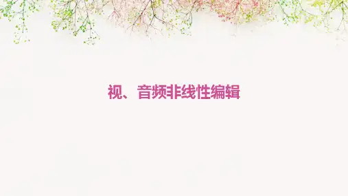 《视、音频非线性编辑》