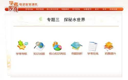 专题三  探秘水世界