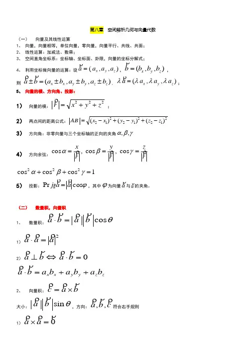高等数学知识点