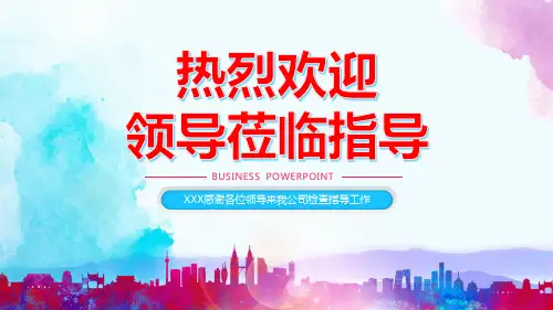 感谢各位领导来我公司检查指导工作PPT