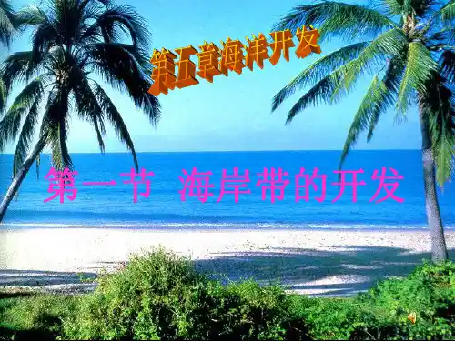 地理：5.1《海岸带的开发》课件(新人教版选修2)(无锡市三高中大市公开课)