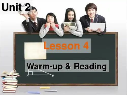 北师大版八上Lesson4 Warm-up, Reading(共42张PPT)