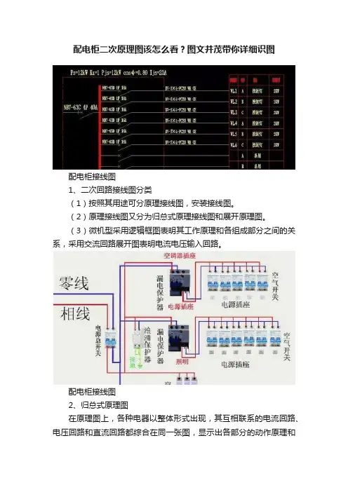 配电柜二次原理图该怎么看？图文并茂带你详细识图