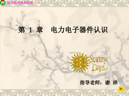 第01章 晶闸管及单相可控整流电路