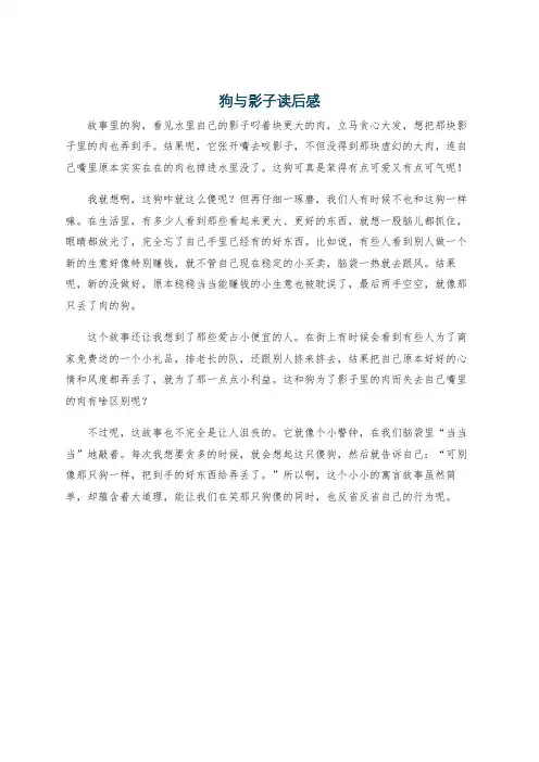 狗与影子读后感