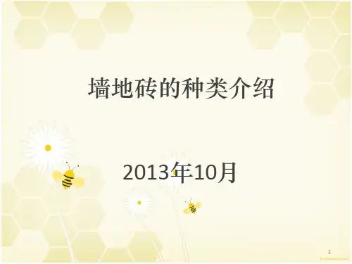 墙地砖种类介绍