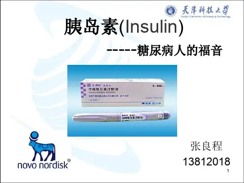 胰岛素PPT参考幻灯片
