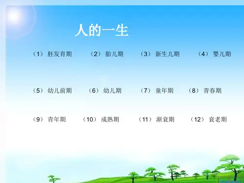 人的一生课件