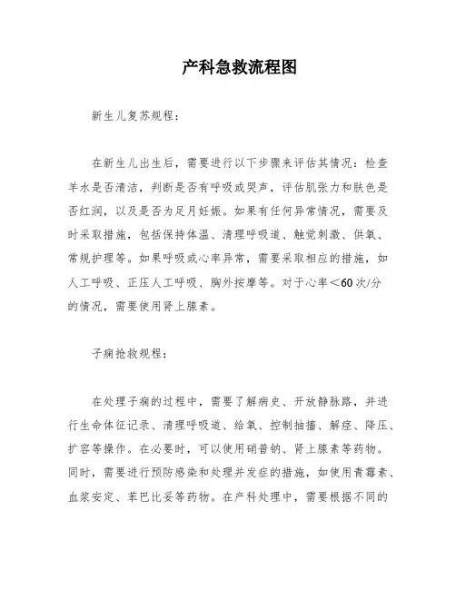 产科急救流程图