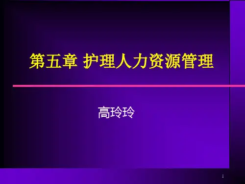 护理人力资源管理(1)