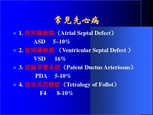 常见先心病的超声诊断ppt课件