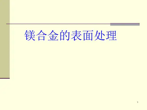 11-专题-镁合金的表面处理