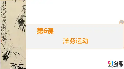课件3：第6课  洋务运动