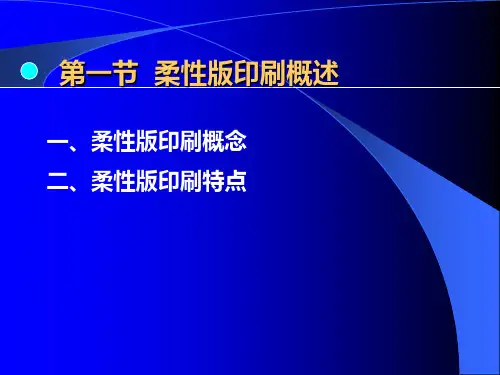 精选工艺技术柔性版制版原理及工艺