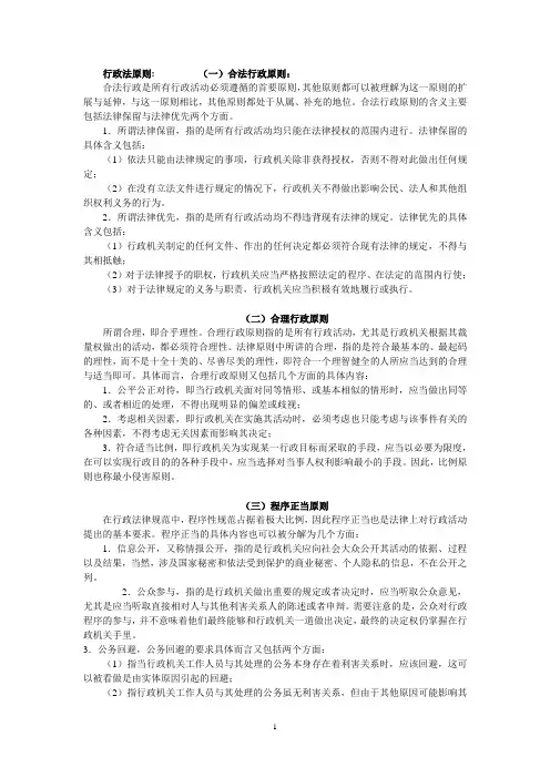 行政法原则