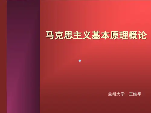 马克思主义基本原理概论第二章