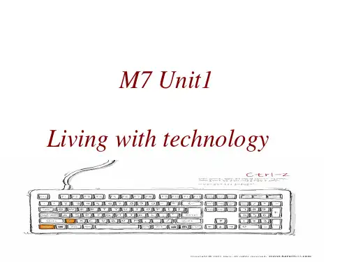 牛津高中英语模块七unit1_Readingppt课件