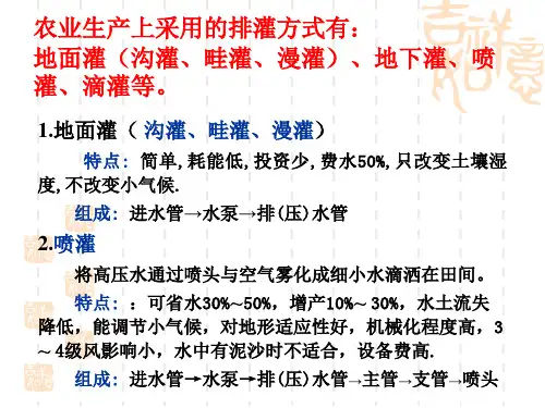 现代农业机械与装备排灌机械概述3424