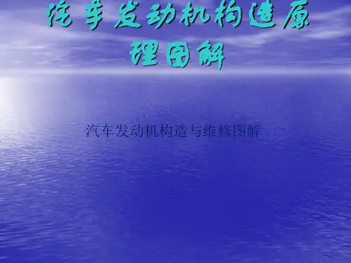 汽车发动机构造原理图