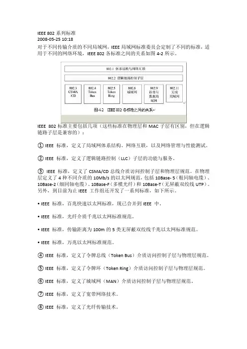 IEEE 802系列标准