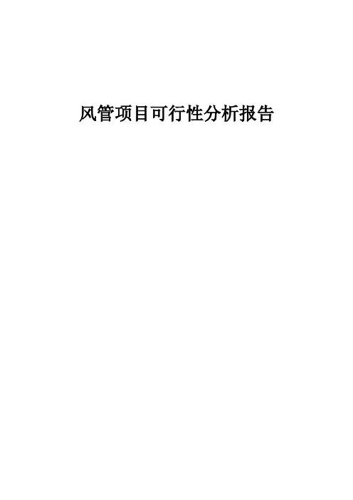 风管项目可行性分析报告