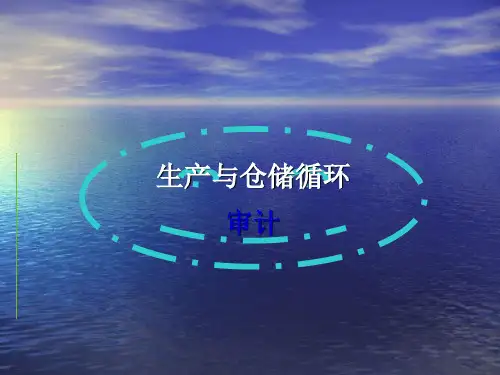 生产与仓储循环项目审计(ppt 116页)
