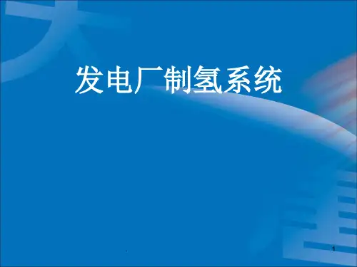制氢系统ppt课件