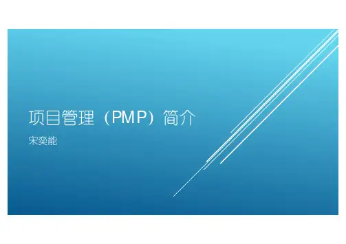 项目管理PMP简介