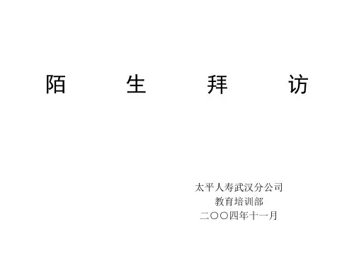 陌生拜访