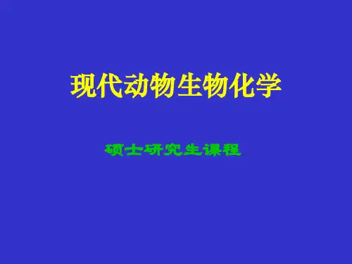 现代动物生物化学1