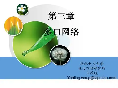 华北电力大学研究生课程-电力网络分析