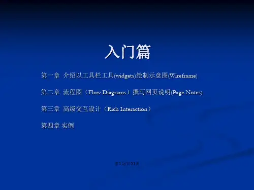AXURERP案例教程非常适合初学者