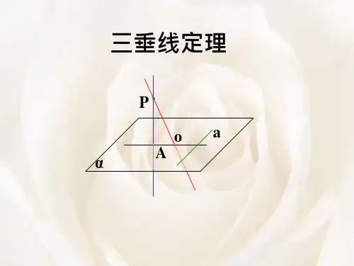 三垂线定理和其典型例题