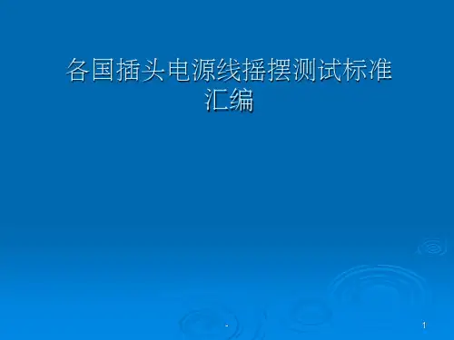 线材摇摆测试标准ppt