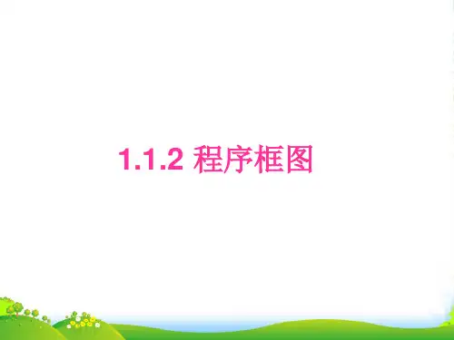 河南省平顶山市第三高级中学高一数学 112程序框图（第2课时） 课件