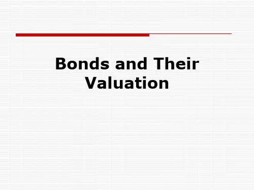 Bonds-and-Their-Valuation