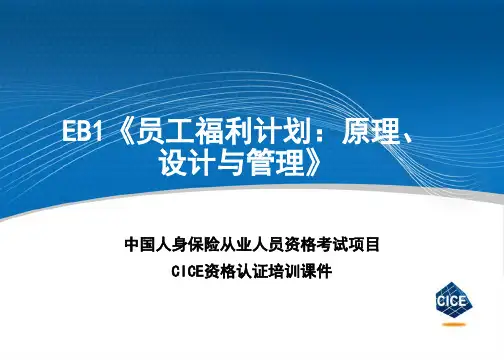 EB1员工福利计划：原理、设计与管理