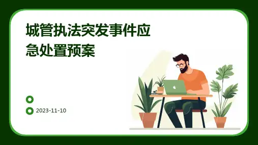 城管执法突发事件应急处置预案