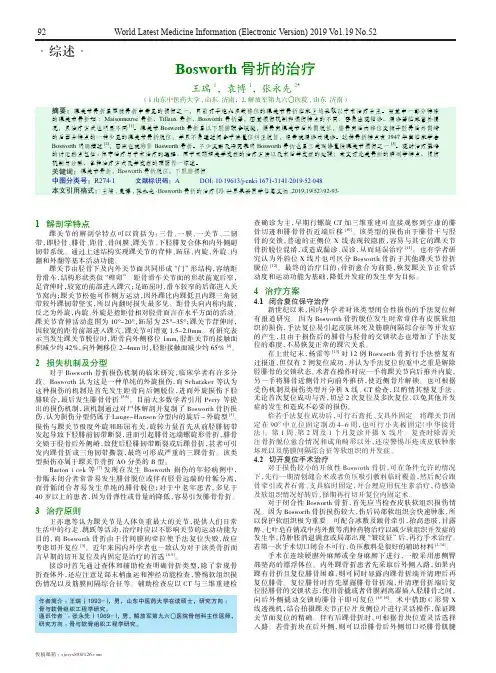 Bosworth骨折的治疗