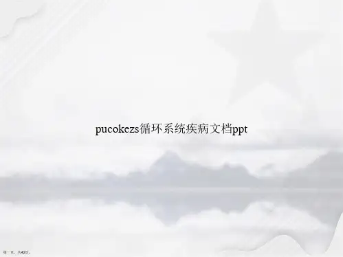pucokezs循环系统疾病2讲课文档