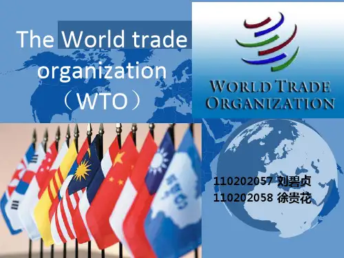 世贸组织英文版ppt-WTO_presentation资料