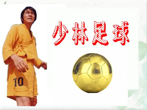 电影少林足球ppt下载