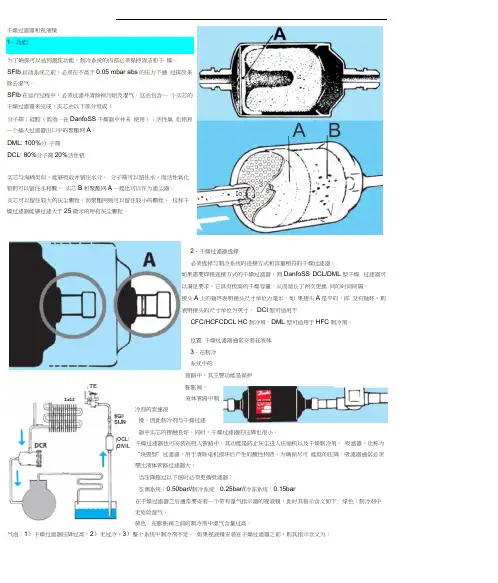干燥过滤器和视液镜-装配说明